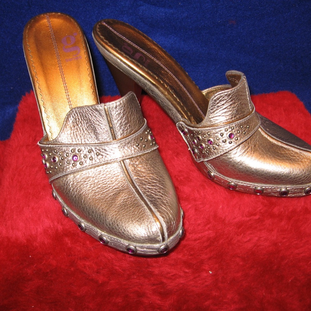 Cole Haan Gem studded Platform Heels